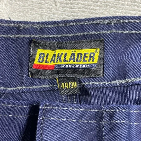 Blaklader 1676 FR Pants Mens 44x30 Blue Welding Work Outdoor Utility HRC 2 CAT 2
